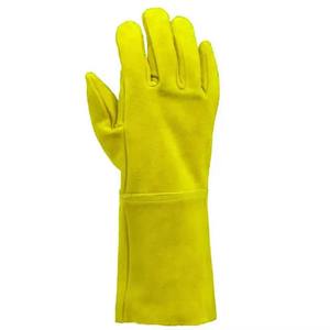 Service OEM Meilleurs gants de soudage en cuir de qualité supérieure Arrivée Résistance à la chaleur Gants de sécurité raisonnables Résistance à la chaleur personnalisée - Product Image 2