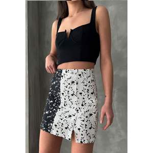 Falda Midi con Estampado de Corazones para Mujer, Venta al Por Mayor - Product Image 5