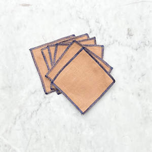 Posavasos de lino 100% Natural, posavasos para bebidas, almohadilla para artesanía, posavasos de lino, precio al por mayor - Product Image 6