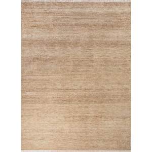 พรมขนสัตว์ถักมือสีเบจและสีน้ำตาล Aprezo รุ่น Reb-1486 ลายทางใหญ่ สำหรับห้องนั่งเล่น วัยรุ่น และตกแต่งทางเดิน - Product Image 1