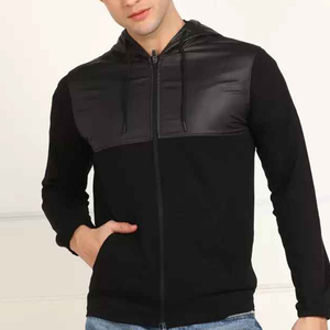 Sweat à capuche en polaire de polyester 100% pour hommes, sweat à capuche vierge à sublimation pour l'hiver, motif brodé pour impression personnalisée - Product Image 4