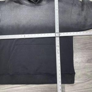 เสื้อฮู้ดดี้ผ้าฝ้าย 100% หนัก 400 กรัม ซักย้อมแบบแอซิดวอช สวมใส่สบายสำหรับผู้ชายในฤดูหนาว - Product Image 4