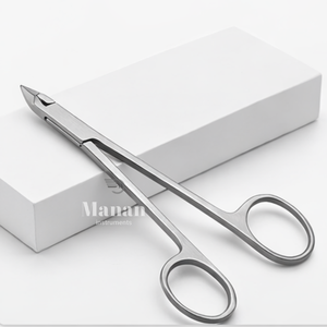 Ciseaux à cuticules professionnels de haute qualité en acier inoxydable, coupe-ongles de précision pour manucure et pédicure, logo OEM - Product Image 6