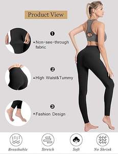 Servicio de OEM Legging de las mujeres Ropa de gimnasio Legging de las mujeres Mejor precio Legging de las mujeres Ropa informal para la venta en línea - Product Image 2