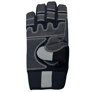 Gants de travail haute visibilité conçus pour le confort sur les chantiers de construction Gants de travail haute visibilité en tissu réfléchissant pour une utilisation en toute sécurité - Product Image 2
