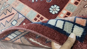 Alfombras hechas a mano Boho Nomadic High Oriental afgano Tribal Área de lana hecha a mano Vintage persa anudada a mano alfombra para sala de estar - Product Image 2