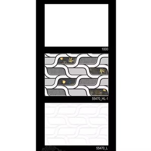 Blanco y Negro 300x450mm Cerámica Subway Digital 30x45cm Azulejo de pared Precio barato Cocina 12x18 Acabado brillante Cerámica rectificada - Product Image 2