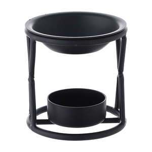 Quemador de incienso de alambre de hierro de gran oferta, acabado negro con tamaño personalizado forjado para decoración de fragancia de hogar y oficina - Product Image 2
