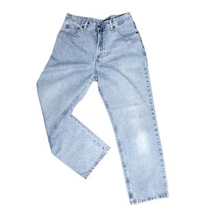 Pantalones vaqueros de corte recto para hombre y mujer personalizados 100% algodón tela vaquera estilo Streetwear ligero verano secado rápido transpirable dos lados - Product Image 4