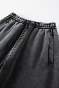 Logo personnalisé OEM streetwear 400 gsm pantalons de survêtement délavés au soleil pantalons de survêtement lavés à l'acide personnalisés - Product Image 2