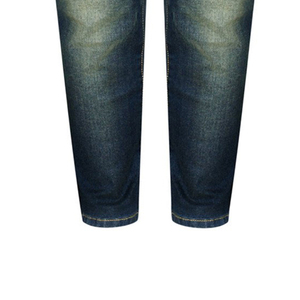 Jeans pour hommes en denim respirant avec logo personnalisé, ornés de cristaux et de boutons, service OEM de haute qualité – Vente en gros - Product Image 5