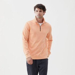 Sudaderas para Hombre, Fabricación de Sudaderas Unisex Lisas, Personalizadas, con Media Cremallera, Cuello Alto, 100% Algodón - Product Image 6