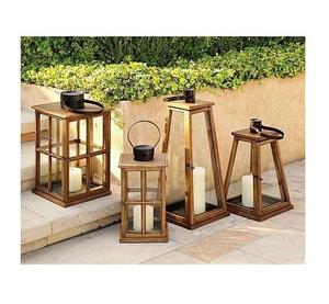 Wedding Party Decoration Wood and <b>Glass</b> <b>Candle</b> <b>Lantern</b> Manufacturer Antique Design Mango Wood and <b>Glass</b> <b>Candle</b> <b>Lantern</b> - Product Image 1