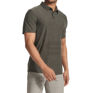 Polo grande taille décontracté de haute qualité pour hommes, haut en jersey respirant confortable, nouvelle chemise imprimée tout-en-un solide d'été - Product Image 6