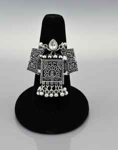 แหวนสวมนิ้วสไตล์ชนเผ่าโบราณสไตล์วินเทจเครื่องประดับสำหรับผู้หญิงเหมาะสำหรับงานแต่งงานและโอกาสพิเศษ - Product Image 5