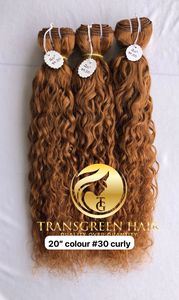 Extensiones humanas vírgenes de templo indio de visón Camboyano de 20 pulgadas, calidad Premium 100%, color de donante único suave crudo #30, color rizado - Product Image 4