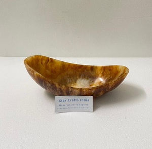 Tazón con forma de flor, la mejor venta, producto de resina, vajilla para servir, tazón de sopa, frutero decorado, cuencos de decoración de boda - Product Image 2