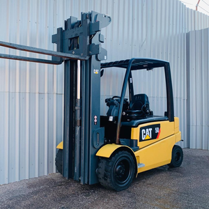 AFFORDABLE CAT EP50 <b>USED</b> 4 WHEEL ELECTRIC FORKLIFT - Product Image 2