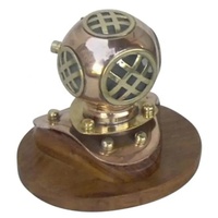 Dernier casque de plongée marine nautique Casque de plongée en cuivre massif et laiton Casque nautique Antique Cadeau Casque divin