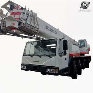 Grue à camion hydraulique Zoomlion QY70V d'occasion, 70 tonnes, flèche télescopique maximale de 62,5 m, marque chinoise d'origine, faible nombre d'heures, certifiée CE - Product Image 1
