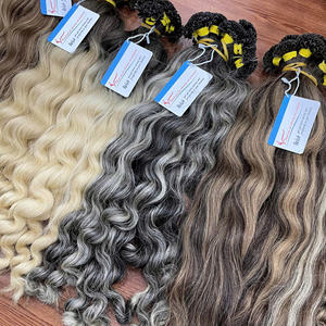 Extensions de cheveux humains à pointe de kératine à prix d'usine U Tip Double Drawn Diverses couleurs Extensions de cheveux humains vietnamiens - Product Image 4