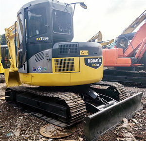 สภาพดี ผลิตในญี่ปุ่น รถขุดไฮดรอลิกมือสอง Komatsu PC78US-6 ขนาด 7 ตัน ของแท้ ที่เซี่ยงไฮ้ - Product Image 2