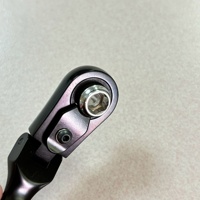 FlexiGrip - Manivela de trinquete manual de doble extremo de 4 vías, acero al cromo-vanadio, OEM personalizable, grado industrial y bricolaje, fabricado en Taiwán