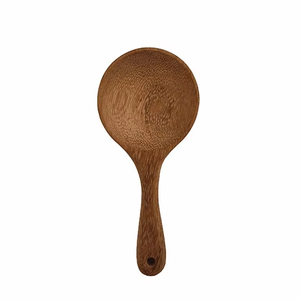 Cuchara de madera delgada y flexible, fabricada en Vietnam, para agitar fácilmente, con elegante diseño que protege la encimera de la cocina, con incrustaciones de madera natural. - Product Image 1