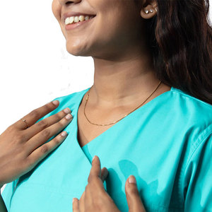 2025 diseño moderno mujer Hospital enfermera Scrub uniforme Durable suave tela transpirable mujeres enfermera Scrubs para todo el día comodidad - Product Image 2