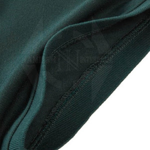 À la mode solide tricoté pour les chemises pour hommes avec col boutonné tissu léger conception à manches courtes à séchage rapide pour un usage quotidien décontracté - Product Image 4