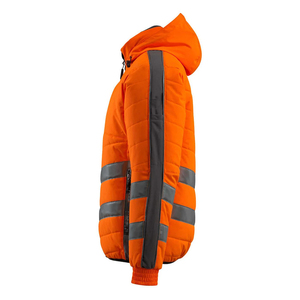 Chaqueta de alta visibilidad Reflectante Hi-Viz Ropa DE TRABAJO Seguridad para hombres Chaqueta de concha suave con cremallera con logotipo personalizado Tamaño y color - Product Image 6