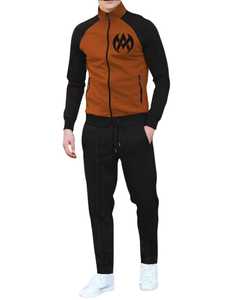 Mens 2 parça eşofman setleri rahat şık Waffle setleri tam Zip <span class=keywords><strong>Mock</strong></span> boyun ceketler ve <span class=keywords><strong>Sweatpants</strong></span> setleri 100% polyester