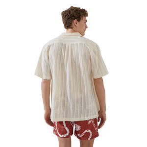 Short de plage pour homme pour l'été Natation Motif solide Tricoté Poignet Tissu Taille élastique Anti-Rides Personnalisable Devant - Product Image 3