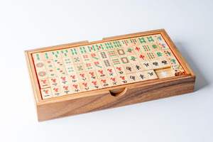 Jeu de Mahjong traditionnel en bois |   Finition de qualité supérieure |   Artisanat fait main |   Prix fabricant pour les achats en gros - Product Image 2