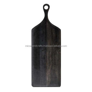 Planche en bois d'acacia personnalisée disponible planche à découper de cuisine planche à découper en bois avec poignée prix de gros - Product Image 5