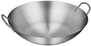 Hecho a mano respetuoso con el medio ambiente al por mayor de acero Kadai utensilios de cocina indio Kadai con mango para el hogar restaurante cocina - Product Image 3