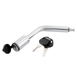 Coupleur de remorque à double embout verrouillable Vypart, diamètres 1/2 pouce et 5/8 pouce, supports de montage pour attelage - Product Image 1