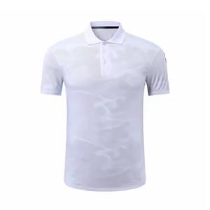 Logo personnalisé Design simple Golf T-Shirt Tissu tricoté en coton de haute qualité avec motif imprimé Coton de haute qualité pour Polo - Product Image 1