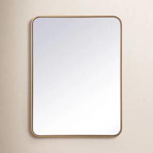 Grand miroir mural sur pied en métal doré, style Art déco, pour chambre à coucher, dressing, moderne, surdimensionné, inclinable, pour mariage - Product Image 6