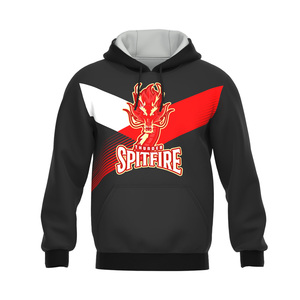 High Quality Men's Solid <b>Black</b> <b>Fleece</b> Pullover Hoodie Customizable Logo Color Windproof Breathable Eco-Friendly Comfortable for - Product Image 4