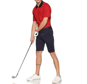 Logo personnalisé Short de golf imperméable pour hommes Short de golf de marche Short hybride décontracté imperméable à la taille en polyester avec poches - Product Image 1
