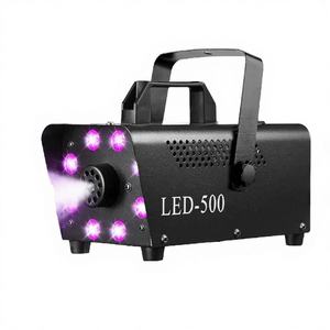 Máquina de Humo Eléctrica LED de Ocho Luces y 500W con Control Remoto y Color Ajustable para Escenarios, Halloween y Bares Privados - Product Image 1