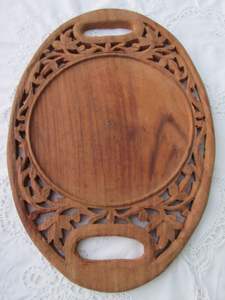 EN BANDEJA IMPRESA DE MADERA MEJOR CALIDAD TALLADA Forma cuadrada disponible y artesanía de la India mejor muestra Venta caliente - Product Image 4