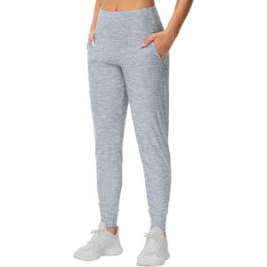Pantalon de jogging ample personnalisé avec logo, taille haute, en molleton pour femme, respirant, style hip-hop avec décoration en dentelle pour l'hiver - Product Image 6