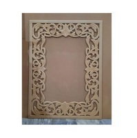 Cadre de miroir fait main de qualité supérieure en bois durable avec finition antique rustique pour la décoration murale classique de la maison