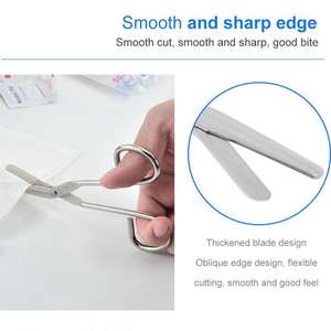 Tijeras Manuales para Vendajes, Tijeras Médicas de Acero Inoxidable para Enfermería, Emergencias, Primeros Auxilios, Paramédicos, Cirugía, Seguridad - Product Image 3