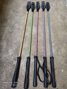 Fusta de Equitación Personalizada de 65 cm de Largo, Varilla de Fibra de Vidrio y Mango de Goma, Fusta de Equitación al por Mayor para Caballos, Fustas de Carreras - Product Image 5