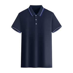 Polo de golf à manches courtes en gros d'usine polos pour hommes de haute qualité avec logo de broderie personnalisé T-shirt polo 100% coton - Product Image 1