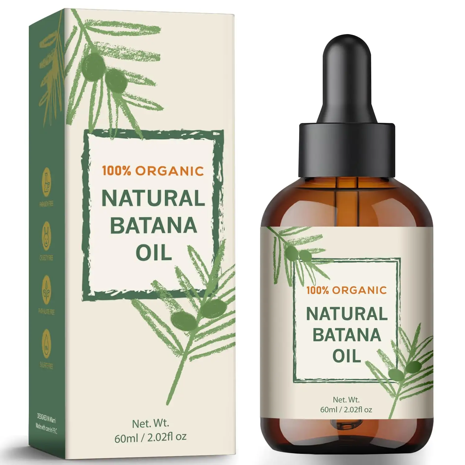 100% Natural and Pure Prevent Hair Loss and Eliminate Split Ends Batana Oil for Hair Growth