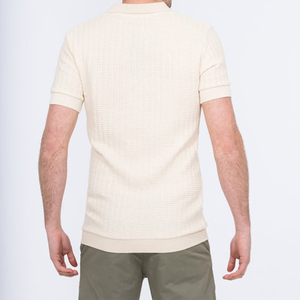 Transpirable personalizado para Polos Patrón sólido Algodón Liso teñido con manga corta y logotipo 2025 Polos personalizados coloridos - Product Image 6